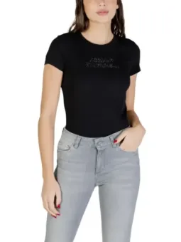 Armani Exchange Damen T-Shirt Schwarz mieten | Flex-Fashion