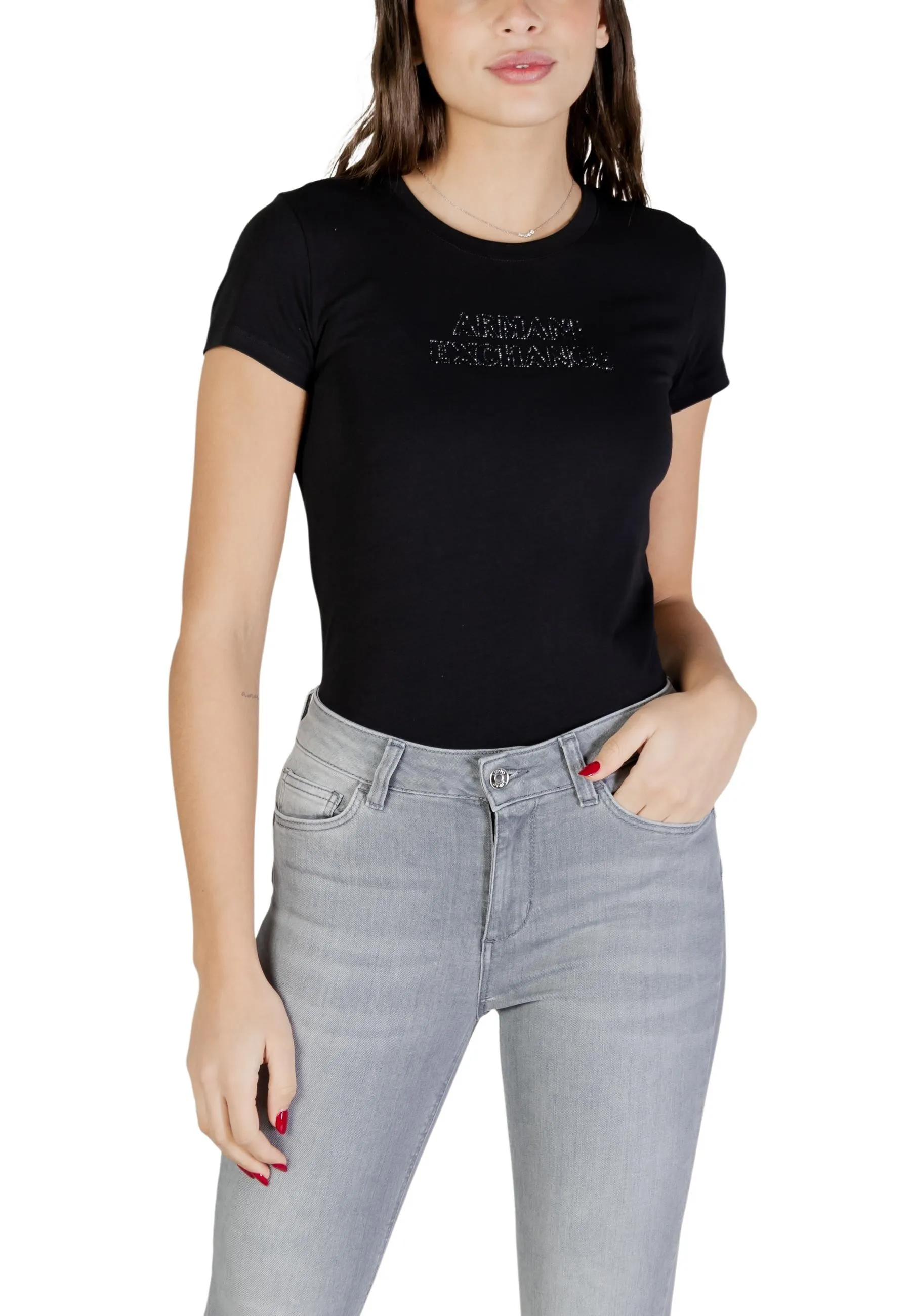 Damen T-Shirt Schwarz 506044