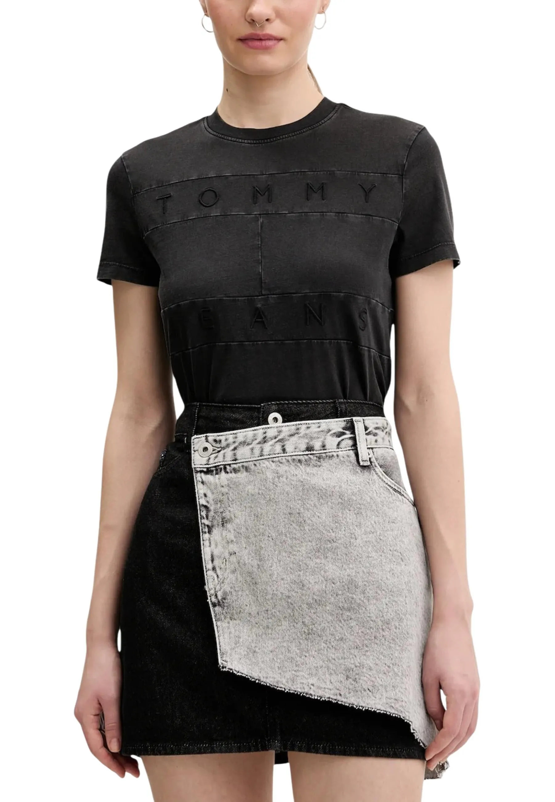 Damen T-Shirt Schwarz 504593