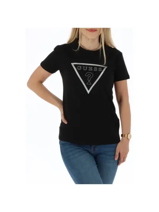 Guess Damen T-Shirt Schwarz | online kaufen