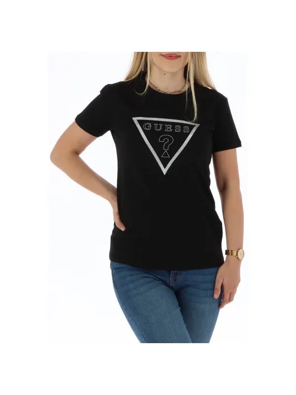 Guess Damen T-Shirt Schwarz | online kaufen