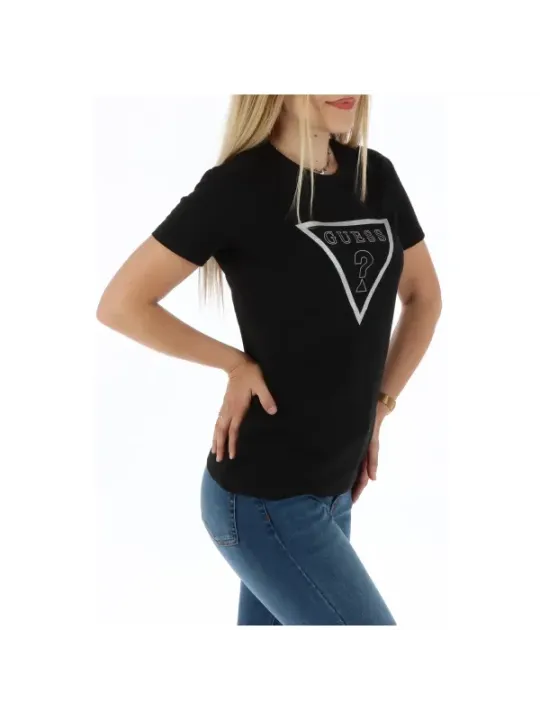 Guess Damen T-Shirt Schwarz | online kaufen