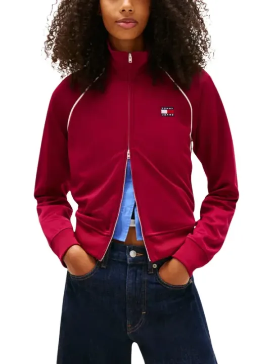 Tommy Hilfiger Jeans Damen Fleece Bordeaux | online kaufen