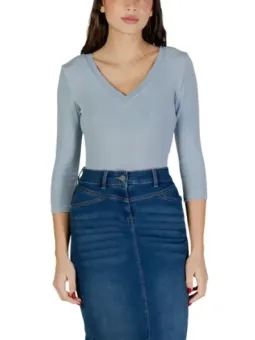 Azurblaues Damen T-Shirt mieten - Morgan De Toi Verleih