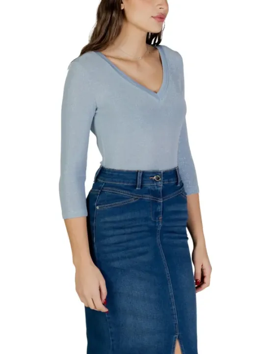 Morgan De Toi Damen T-Shirt Azurblau | online kaufen