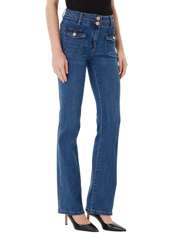 Morgan De Toi Damen Jeans Blau | online kaufen