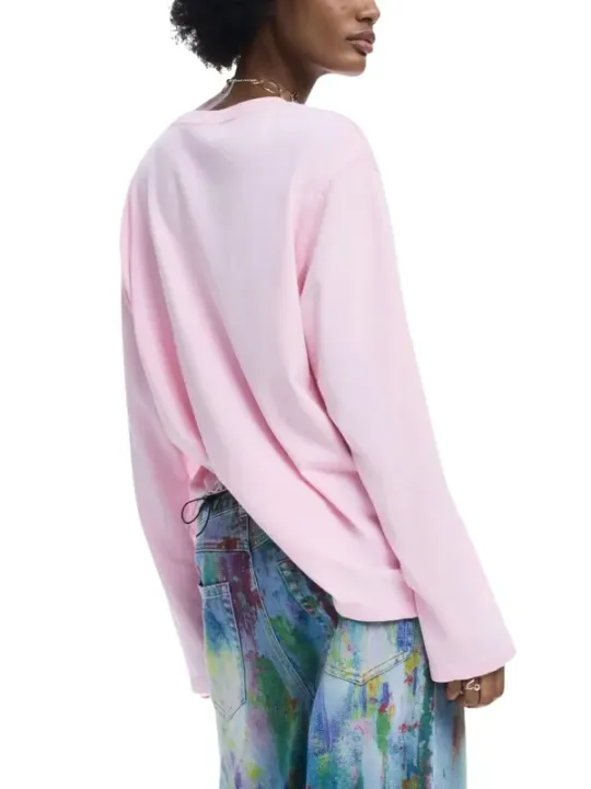 Desigual Damen T-Shirt Rosa | online kaufen