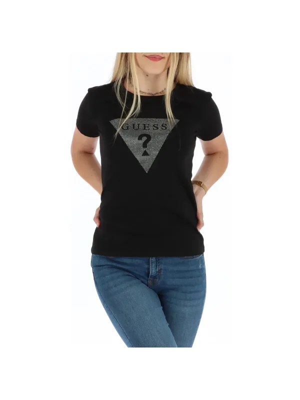 Guess Damen T-Shirt Schwarz | online kaufen