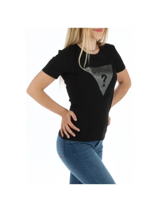 Guess Damen T-Shirt Schwarz | online kaufen