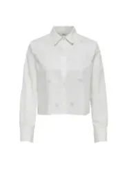 Jacqueline De Yong Damen Hemd Weiß | online kaufen