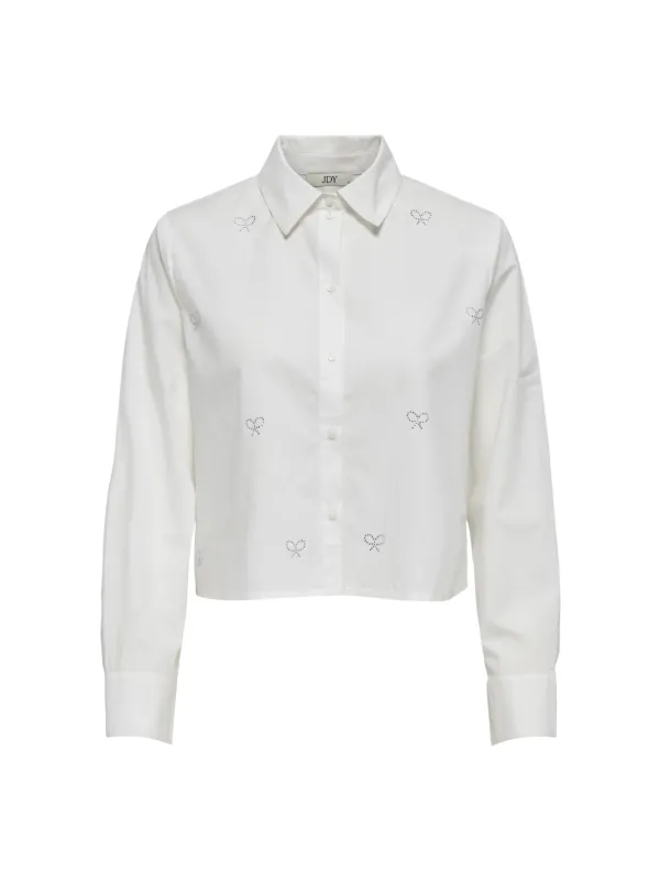 Jacqueline De Yong Damen Hemd Weiß | online kaufen