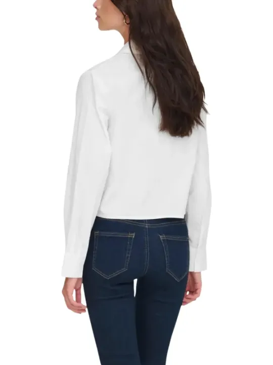 Jacqueline De Yong Damen Hemd Weiß | online kaufen