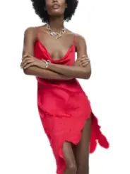 Desigual Damen Kleid Fuchsinrot | online kaufen