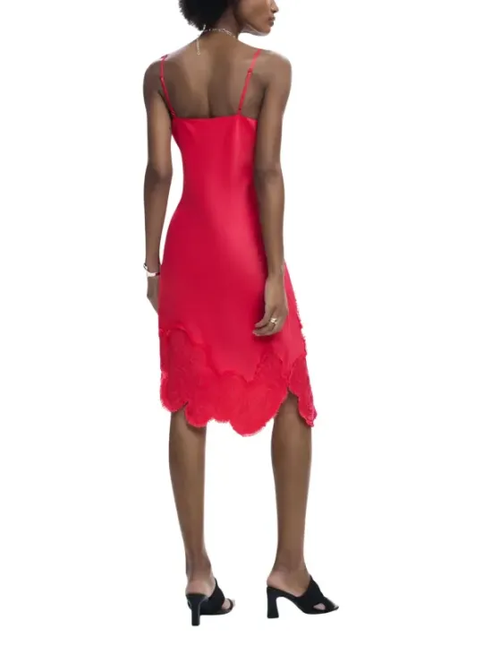 Desigual Damen Kleid Fuchsinrot | online kaufen