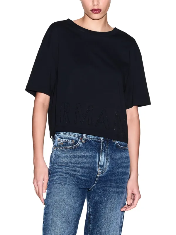 Armani Exchange Damen T-Shirt Schwarz | online kaufen