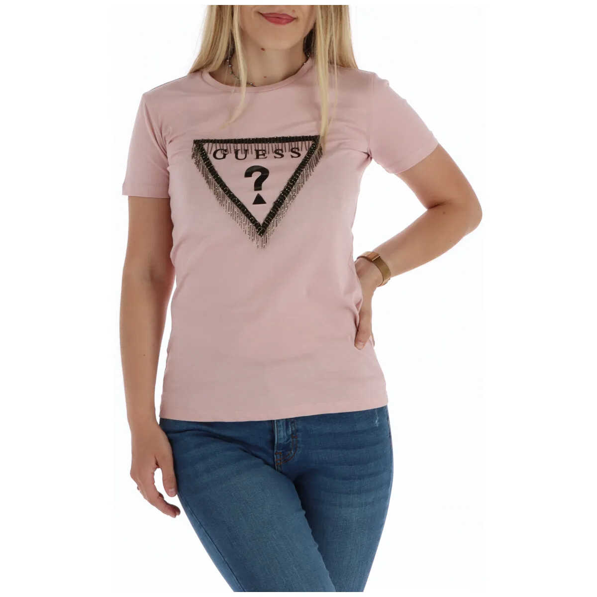 Guess Damen T-Shirt Rosa 224885