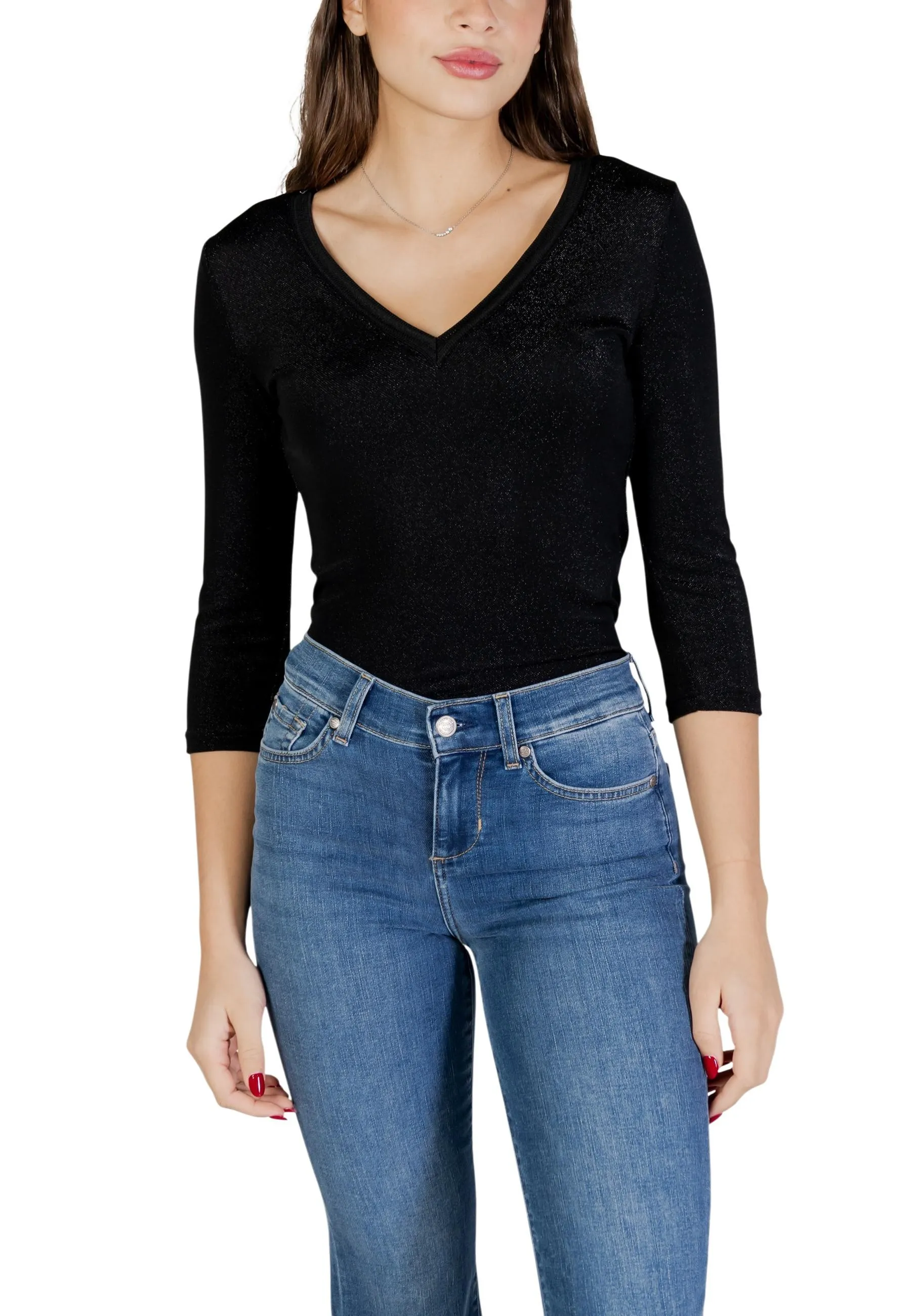 Damen T-Shirt Schwarz 505580