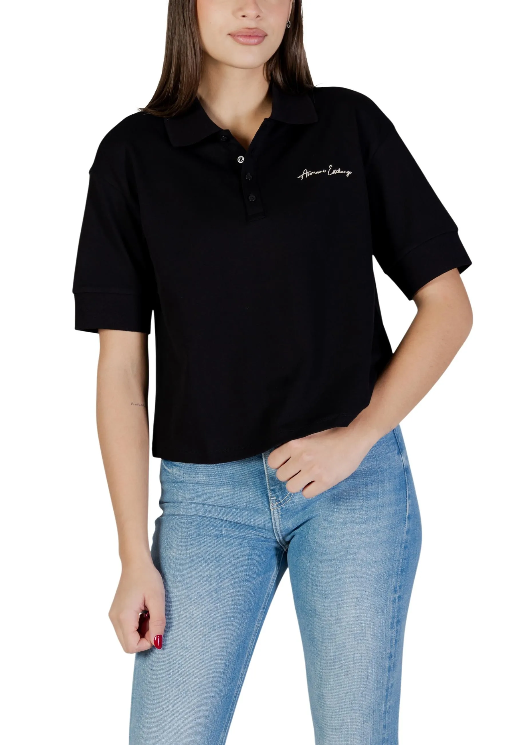 Damen T-Shirt Schwarz 505117