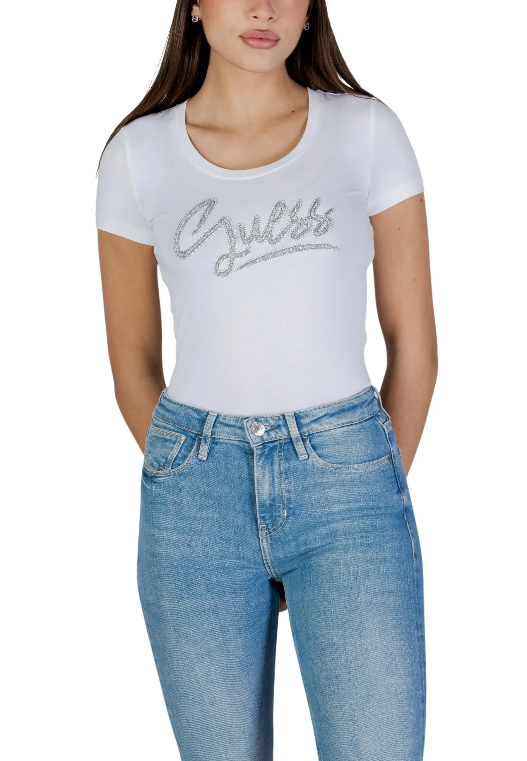 Guess Damen T-Shirt Weiß 504169