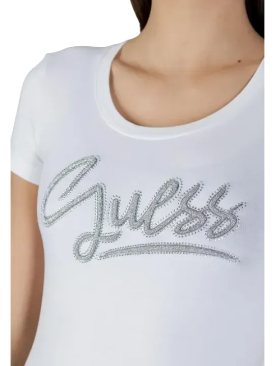 Guess Damen T-Shirt Weiß | online kaufen