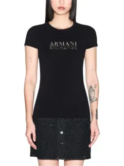 Armani Exchange Damen T-Shirt Schwarz mieten - Flex-Fashion