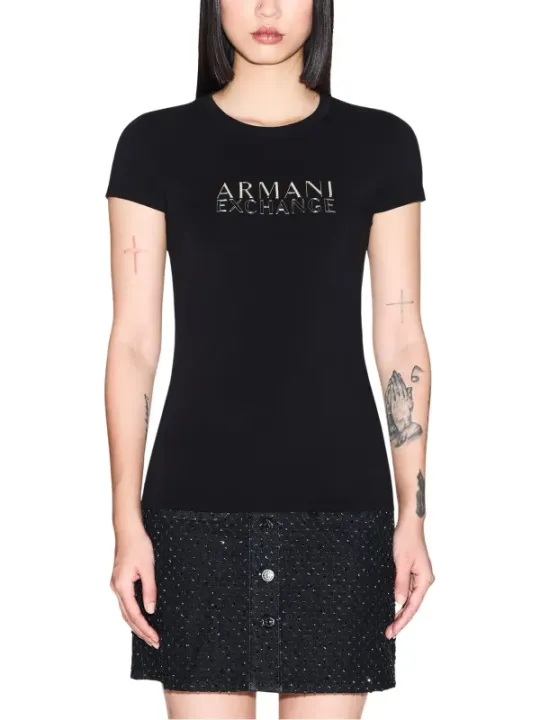 Armani Exchange Damen T-Shirt Schwarz | online kaufen