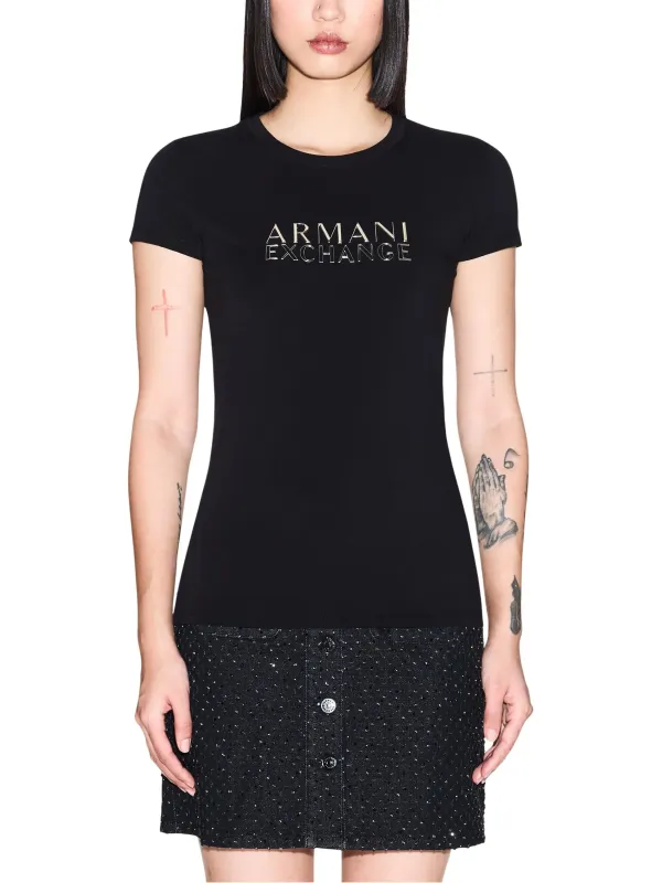Armani Exchange Damen T-Shirt Schwarz | online kaufen
