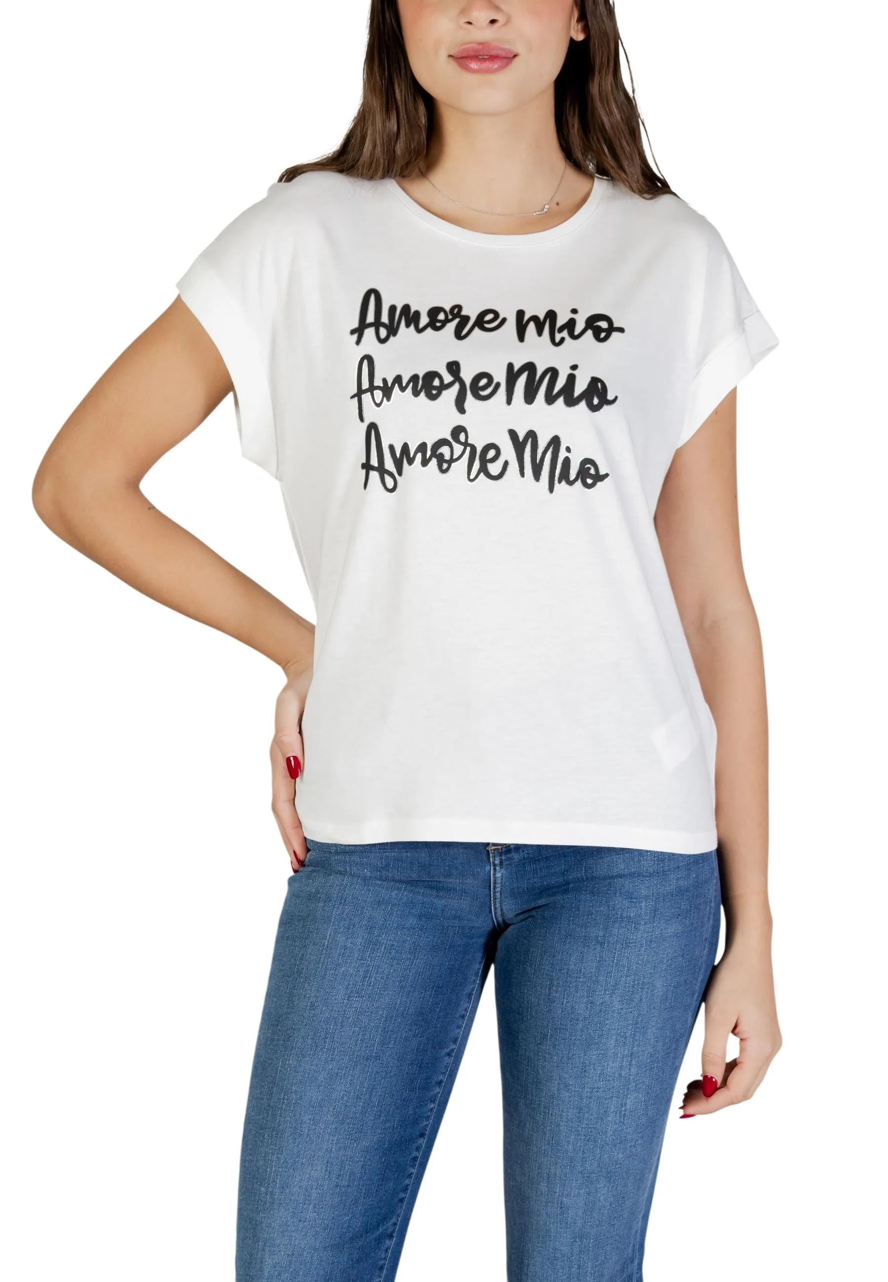 Damen T-Shirt Weiß 505583