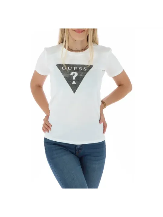 Guess Damen T-Shirt Weiß | online kaufen