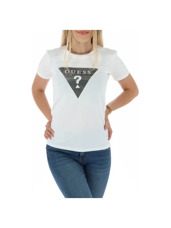 Guess Damen T-Shirt Weiß | online kaufen
