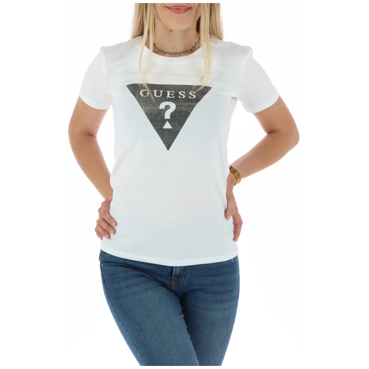Guess Damen T-Shirt Weiß 224887
