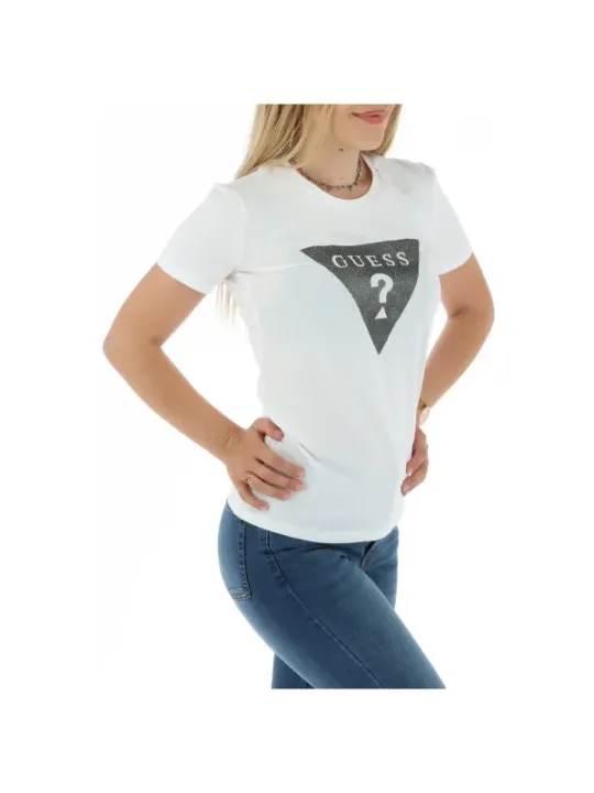 Guess Damen T-Shirt Weiß | online kaufen