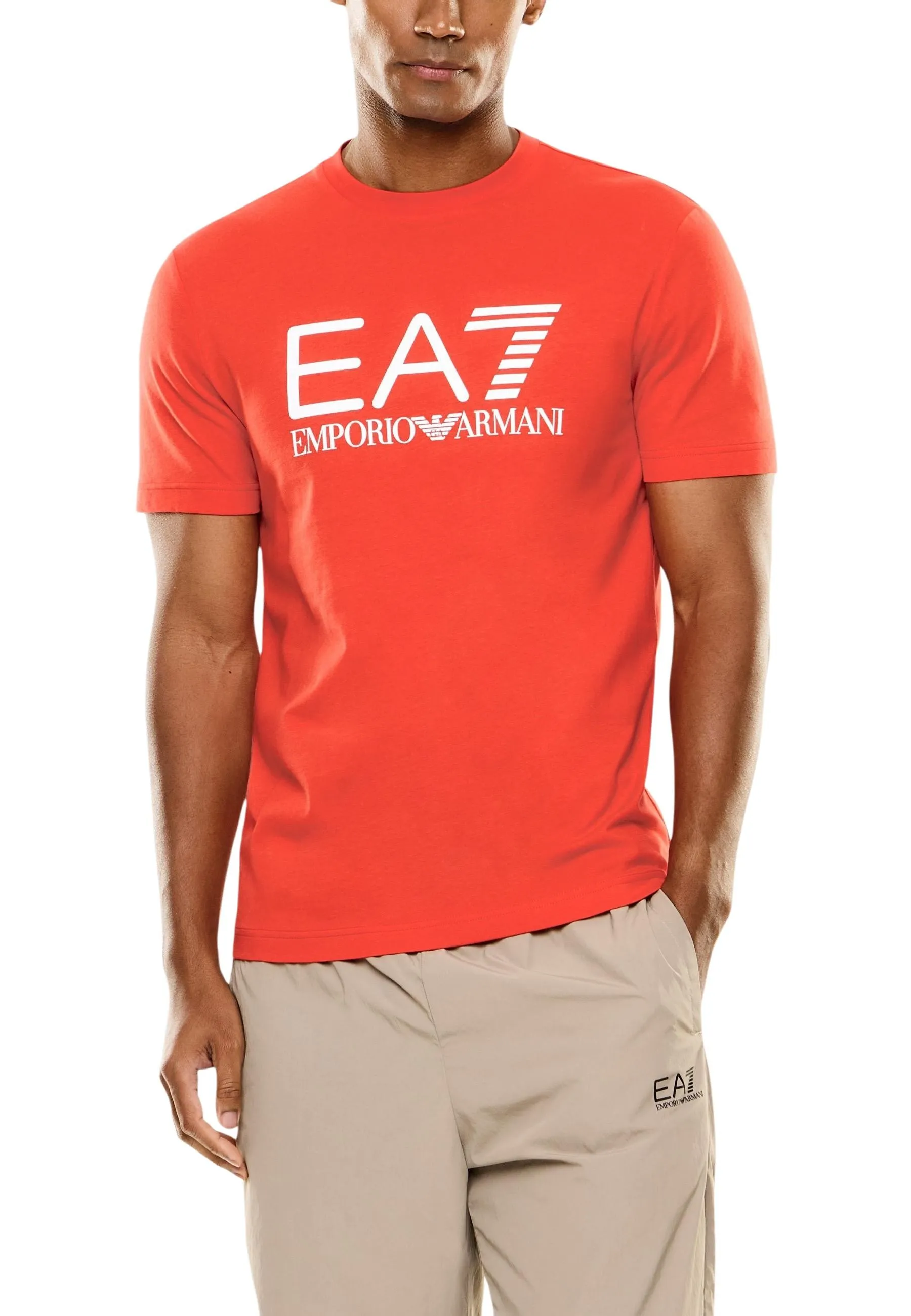 Ea7 Herren T-Shirt Rot 504609