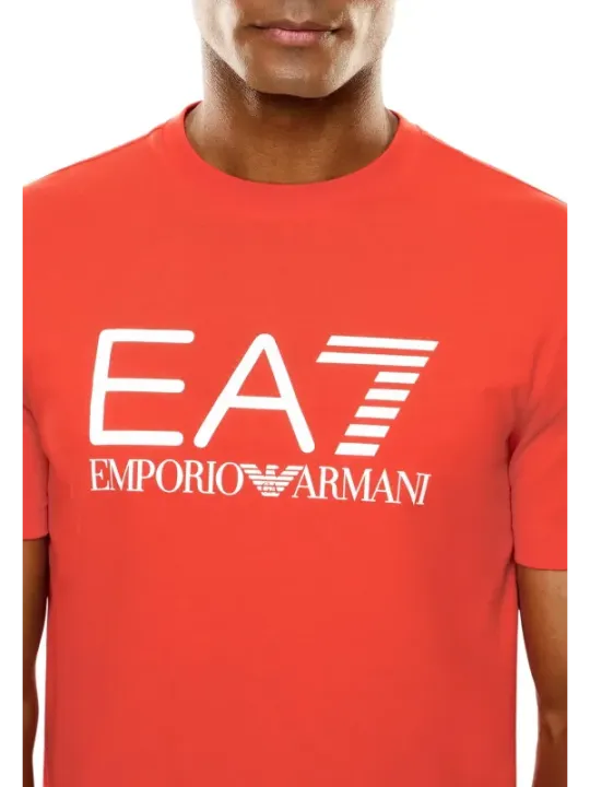 Ea7 Herren T-Shirt Rot | online kaufen