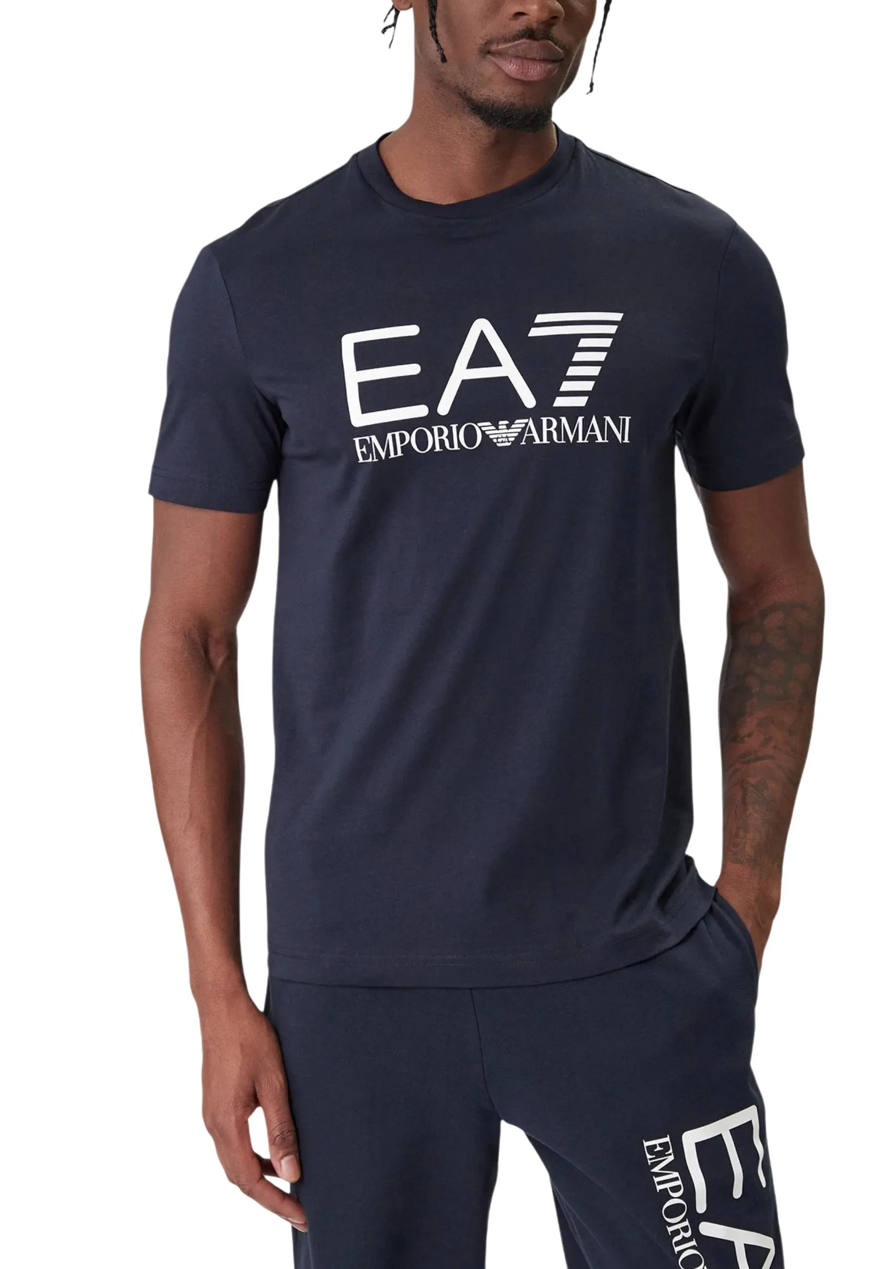 Ea7 Herren T-Shirt Blau 504197