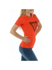 Guess Damen T-Shirt Korallenfarben | online kaufen