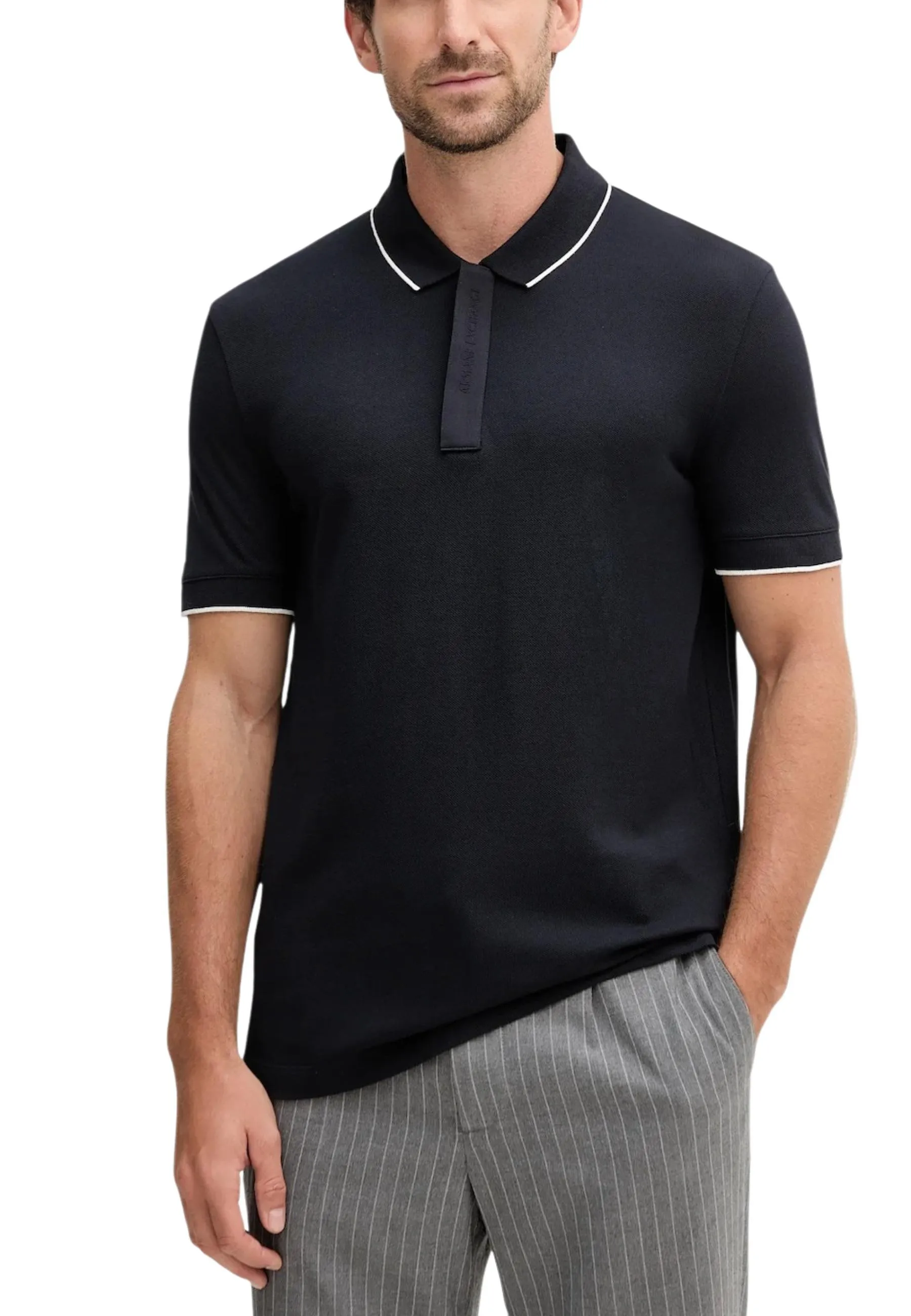 Herren Polo Blau 504017