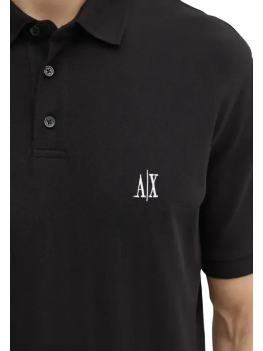Armani Exchange Herren Polo Schwarz | online kaufen
