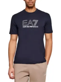 Miete das stilvolle Ea7 Herren T-Shirt Blau für Sommer