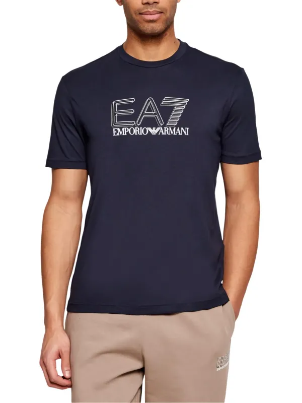 Ea7 Herren T-Shirt Blau | online kaufen