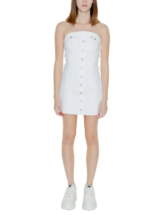 Tommy Hilfiger Jeans weißes Kleid
