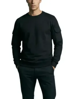 Antony Morato Herren Fleece mieten - Schwarz, Größe M-XXL