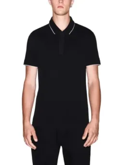 Armani Exchange Herren Polo Schwarz mieten - Flex-Fashion