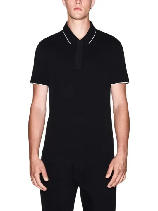 Armani Exchange Herren Polo Schwarz | online kaufen