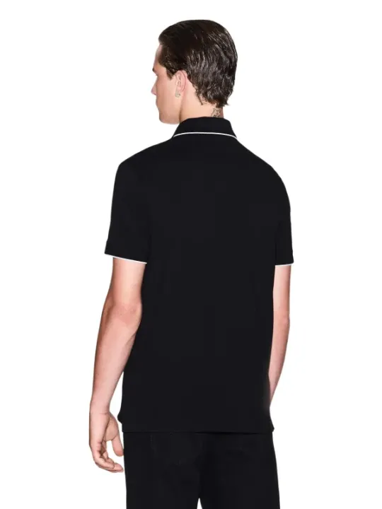 Armani Exchange Herren Polo Schwarz | online kaufen