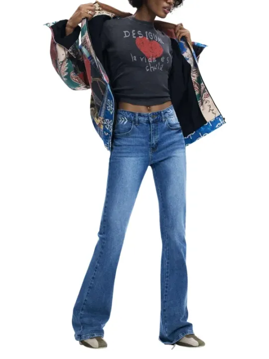 Desigual Damen Jeans Blau | online kaufen