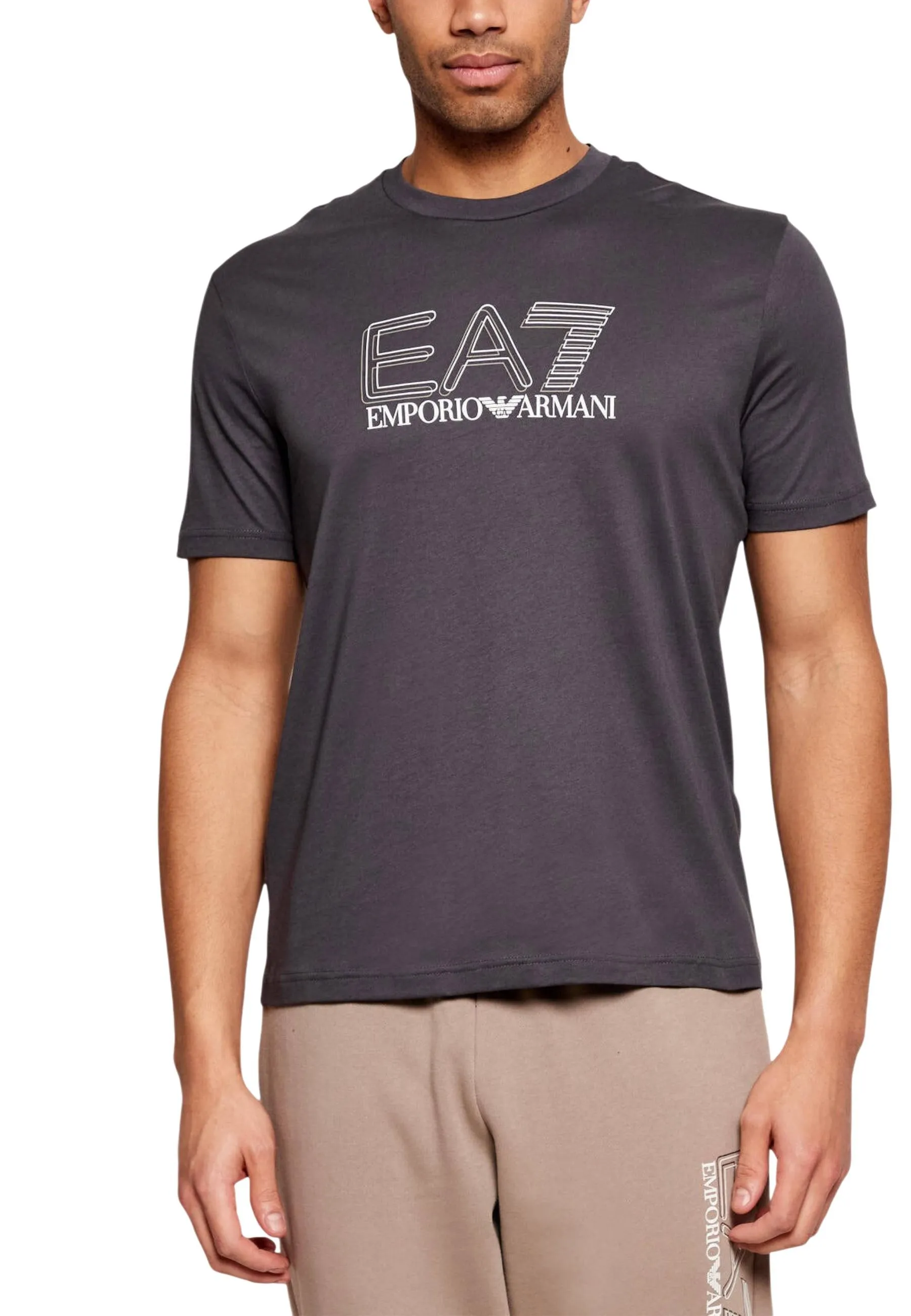 Ea7 Herren T-Shirt Grau 504194