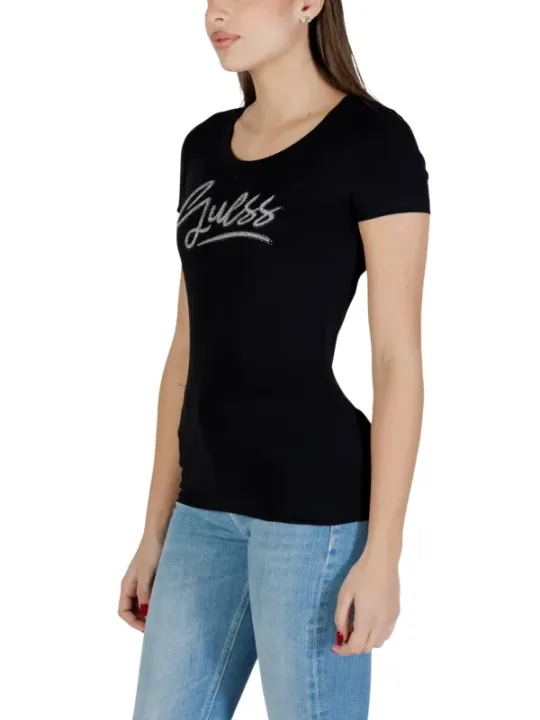 Guess Damen T-Shirt Schwarz | online kaufen