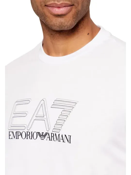 Ea7 Herren T-Shirt Weiß | online kaufen