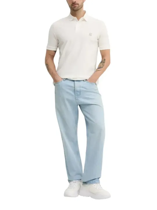 Armani Exchange Herren Polo Weiß | online kaufen